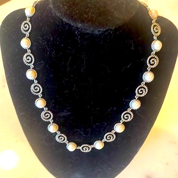 Vintage Honora Pearl sterling silver necklace - Picture 4 of 9